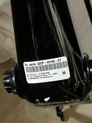 Cuadro Berria Talla M ciclismo carretera carbono