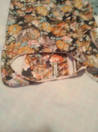 Top floral negro multicolor