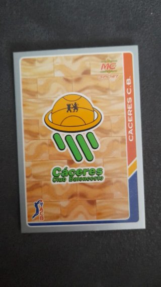 9 Fichas Baloncesto Mundicromo Caceres ACB