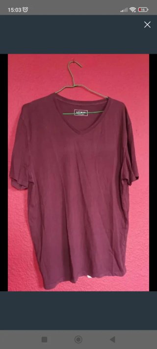 Camiseta granate Lefties Talla XXL