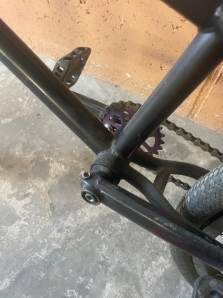 Bicicleta BMX negra