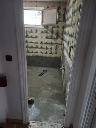 Reforma baño , cambio de bañera a plato
