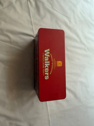 Caja metálica Walkers autobús rojo