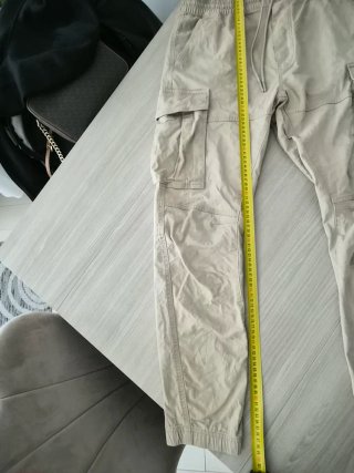 Pantaloni Jogger Cargo Beige