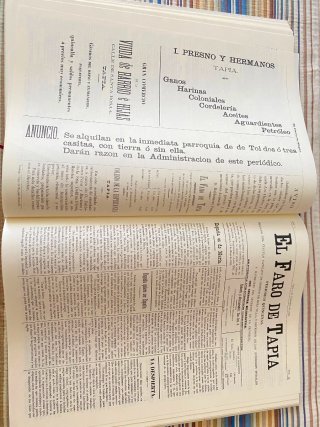 El Faro de Tapia. Periódico Quincenal facsímil