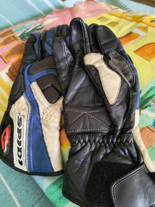 Guantes Moto Mujer Negros y Blancos