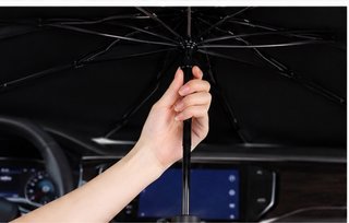 Parasol Paraguas Coche XL 140x80cm