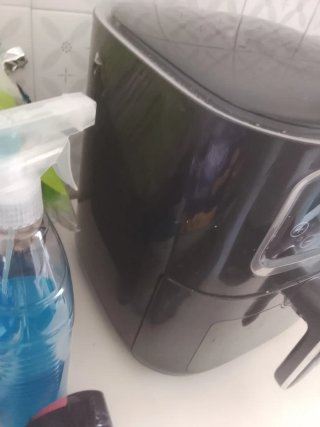 Freidora de aire negra