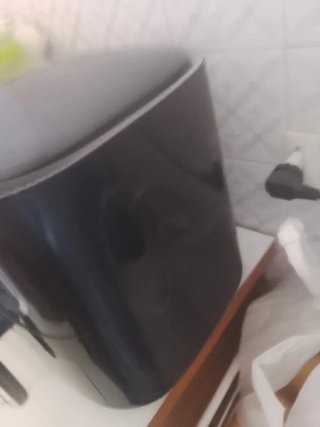 Freidora de aire negra