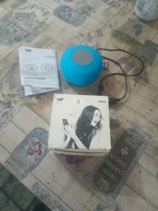 Altavoz Bluetooth Azul Impermeable