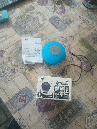 Altavoz Bluetooth Azul Impermeable