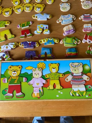 Puzzle madera Montessori emociones