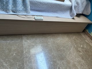 Estructura cama madera con cajones - colchon 135