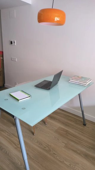 Mesa Escritorio Cristal Ikea  Galant 160x80
