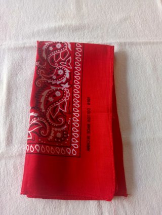 Bandana Cotone Rossa