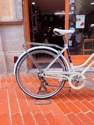 Bicicleta Paseo Vintage Peugeot Blanca