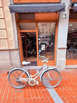 Bicicleta Paseo Vintage Peugeot Blanca