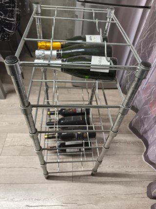 Botellero Inox 6 Niveles e 4 botellas por nivel
