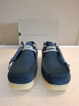 Clarks Wallabee Evo Talla 44 Piel Azul