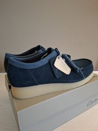 Clarks Wallabee Evo Talla 44 Piel Azul