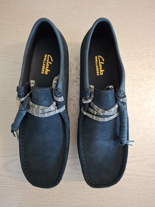 Clarks Wallabee Evo Talla 44 Piel Azul