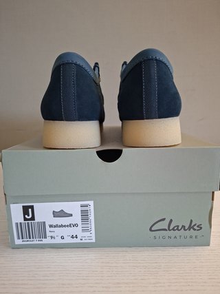 Clarks Wallabee Evo Talla 44 Piel Azul