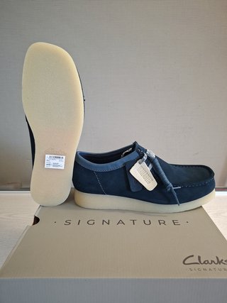 Clarks Wallabee Evo Talla 44 Piel Azul