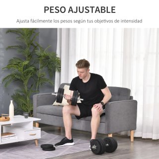Conjunto Mancuernas Ajustables 30kg