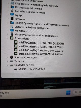 Portátil Dell Latitude i7 SSD
