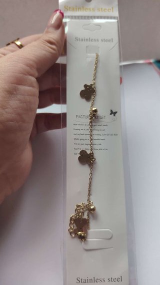 Pulsera Oso Dorado