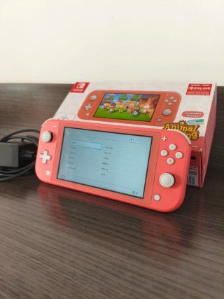 Nintendo Switch Lite Rosa + Caricabatterie e scatola