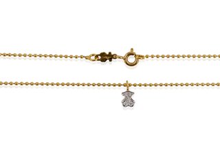 Cadena bolitas Tous 41cm oro 18k - ref.15473