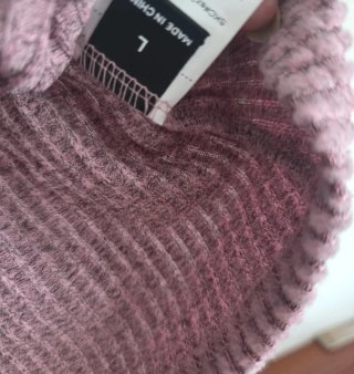 Jersey chenilla manga corta botones
