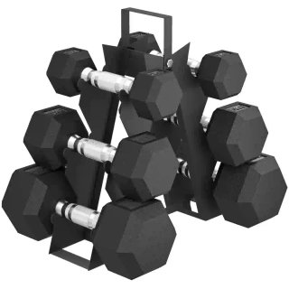 Juego Mancuernas 6 Piezas (2x2kg, 2x5kg)