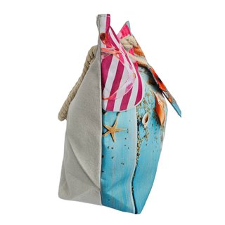 Bolso de Playa Grande con cremallera + Monedero