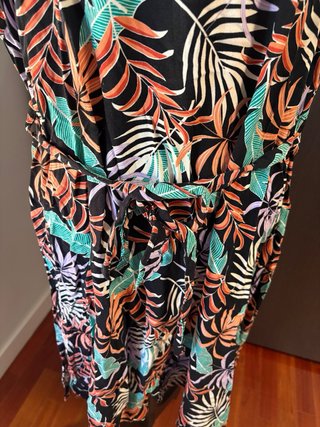 Vestido Camisero Estampado Encuentro Talla 48