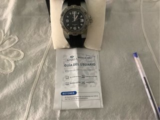 Reloj Marea Caballero Negro/Plata
