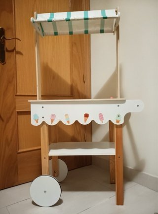 Carrito de Helados Juguete Madera