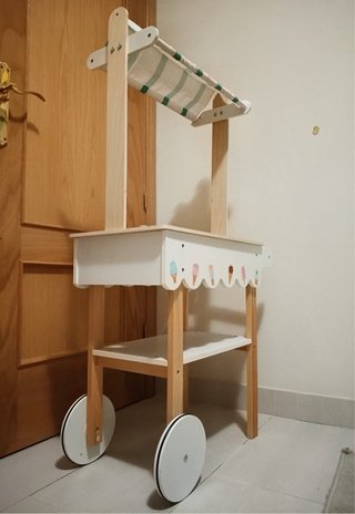 Carrito de Helados Juguete Madera