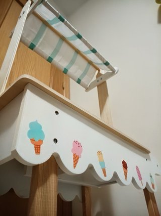 Carrito de Helados Juguete Madera
