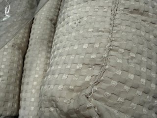 Colcha de verano beige con 2 cojines rellenos