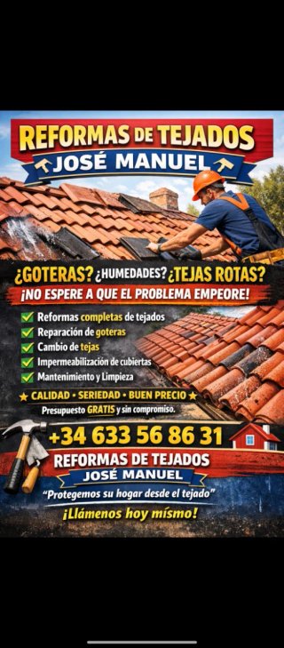 Reformas de Tejados José Manuel
