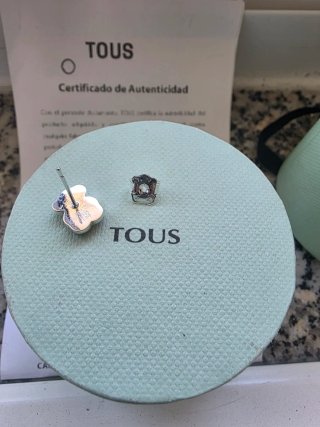 Pendientes Tous Oso Rosa