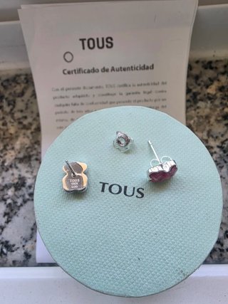 Pendientes Tous Oso Rosa