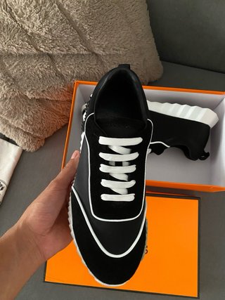 Zapatos Hermès Bouncing Negro talla 41 y 43