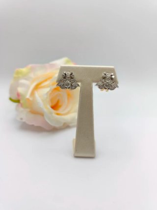 Pendientes de oro 18kt y brillantes