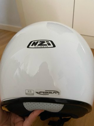 Casco Moto NZI Blanco Mujer