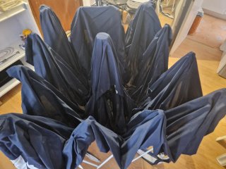 Carpa plegable 3x3m azul