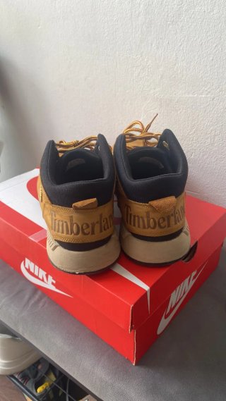 Botas Timberland Marrones y Doradas