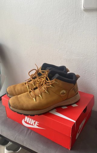Botas Timberland Marrones y Doradas